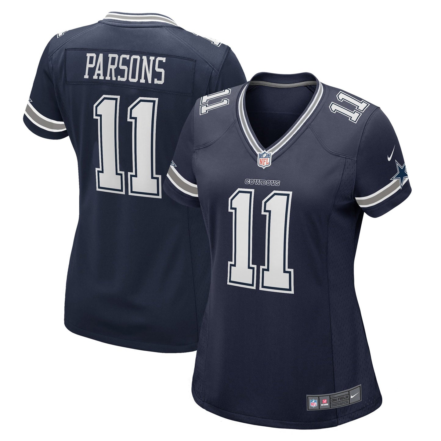 Women's Nike Micah Parsons Navy Dallas Cowboys Game Player Jersey