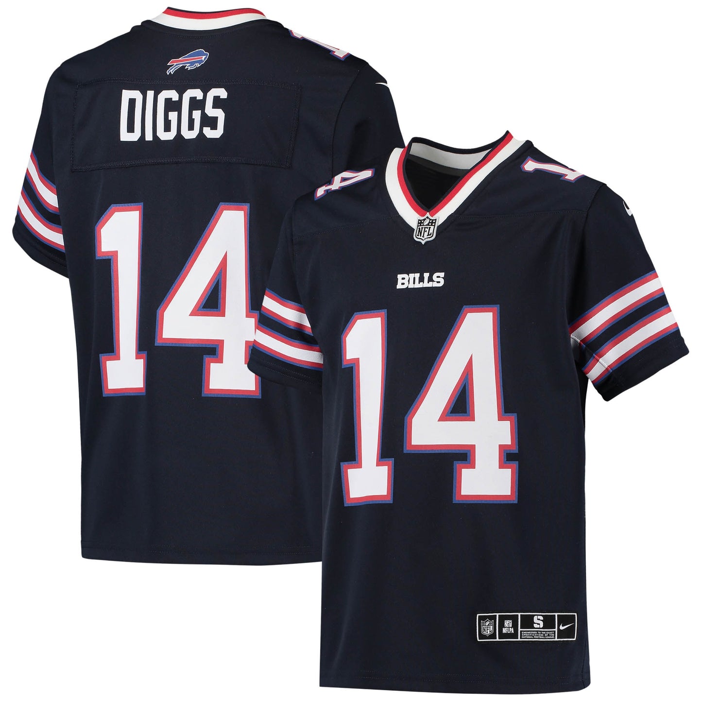 Stefon Diggs Buffalo Bills Nike Youth Inverted Team Game Jersey - Navy