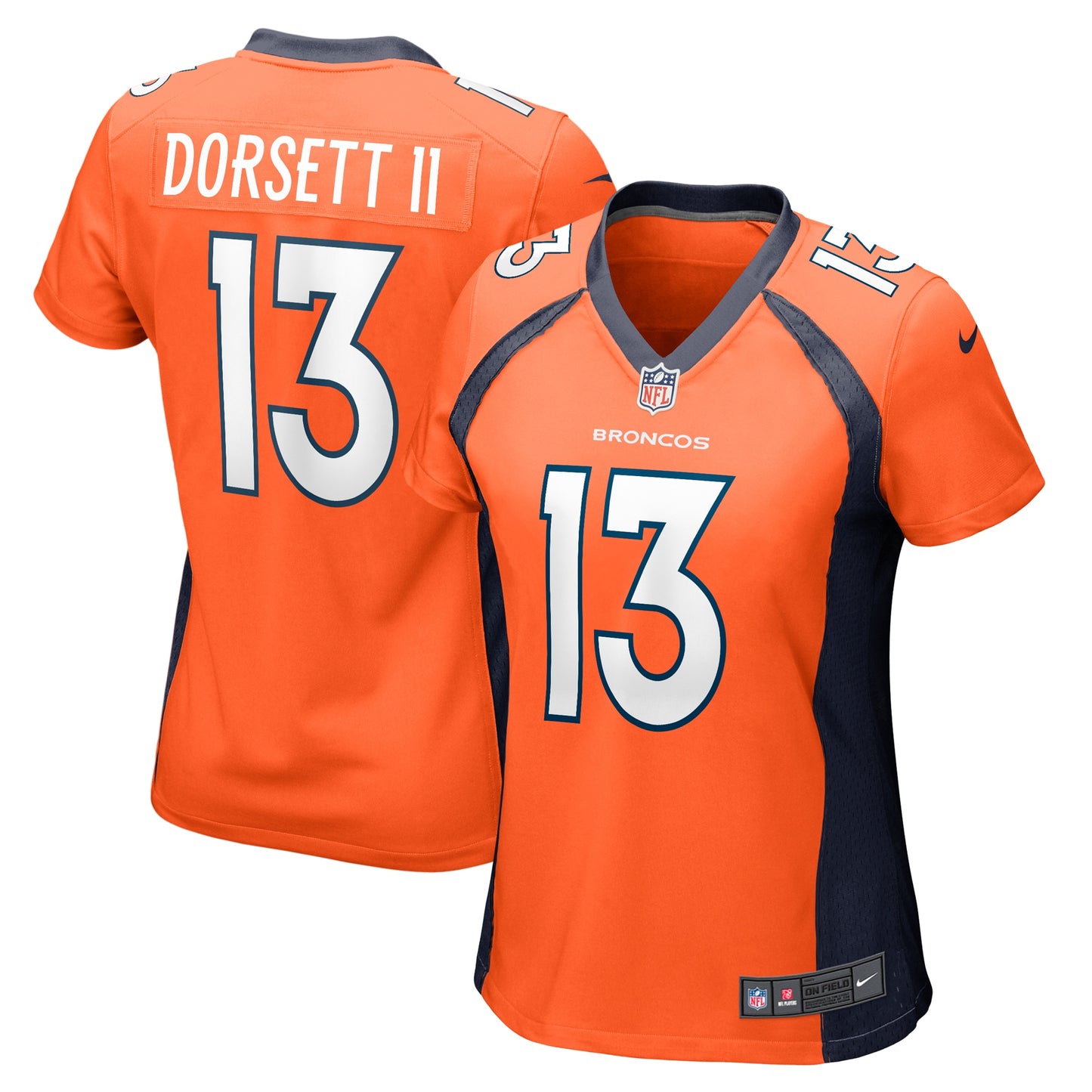 Phillip Dorsett II Denver Broncos Nike Women's Team Game Jersey - Orange