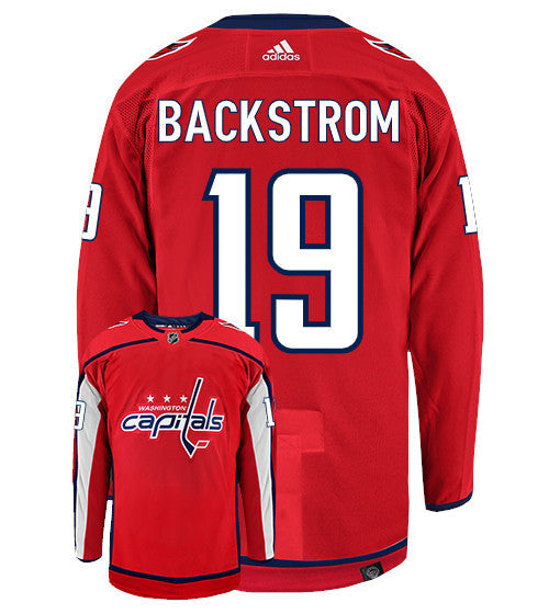 Nicklas Backstrom Washington Capitals Adidas Primegreen Authentic NHL Hockey Jersey