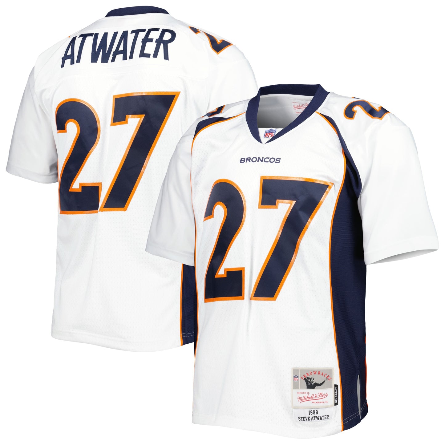 Steve Atwater Denver Broncos Mitchell & Ness Legacy Replica Jersey - White