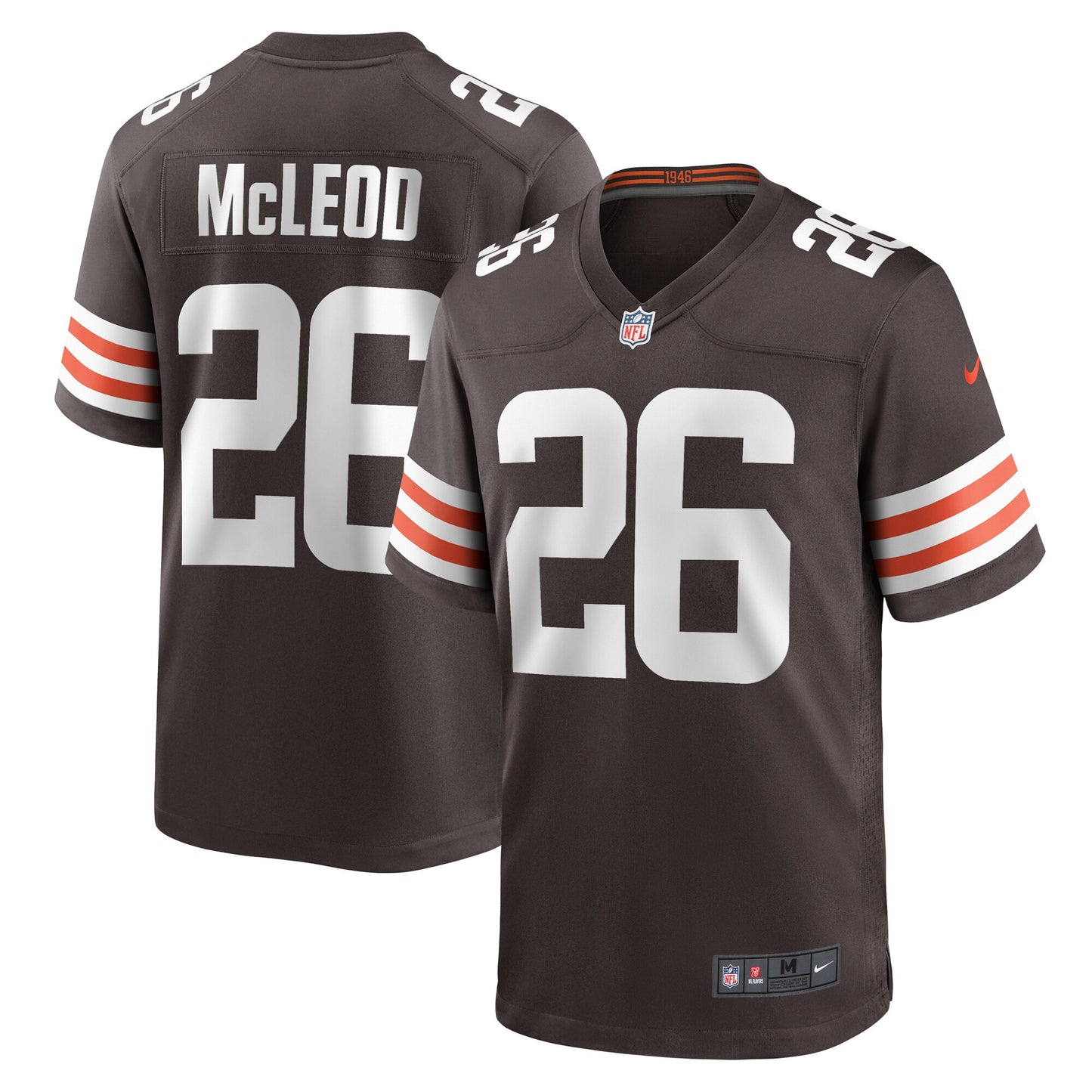 Rodney McLeod Cleveland Browns Nike Team Game Jersey - Brown