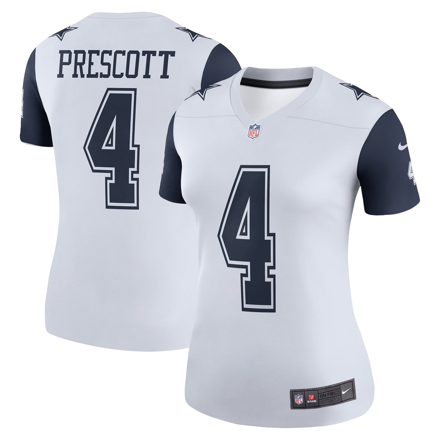 Women's Nike Dak Prescott White Dallas Cowboys Color Rush Legend Player Jersey