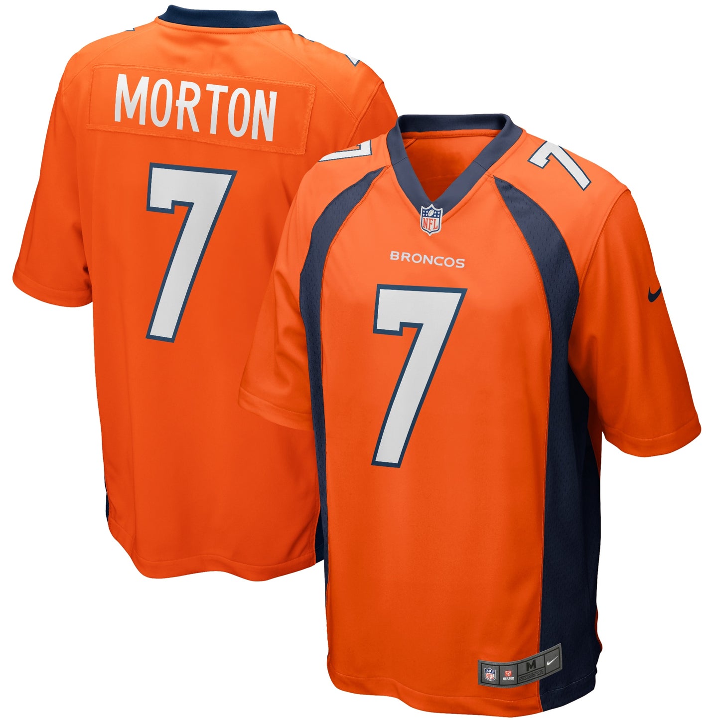 Craig Morton Denver Broncos Nike Game Retired Player Jersey - Orange