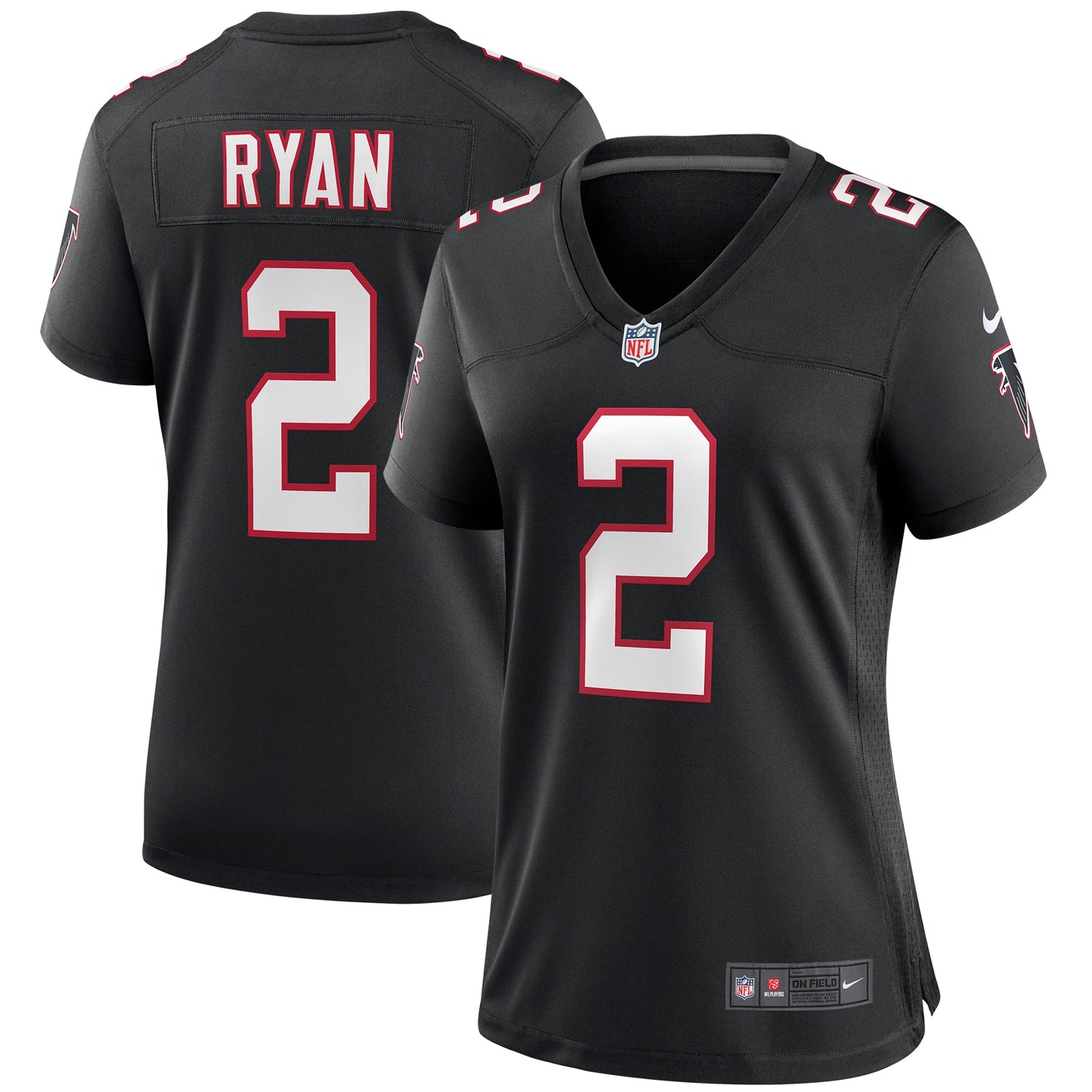Matt Ryan Atlanta Falcons Nike Women's Throwback Game Jersey - Black