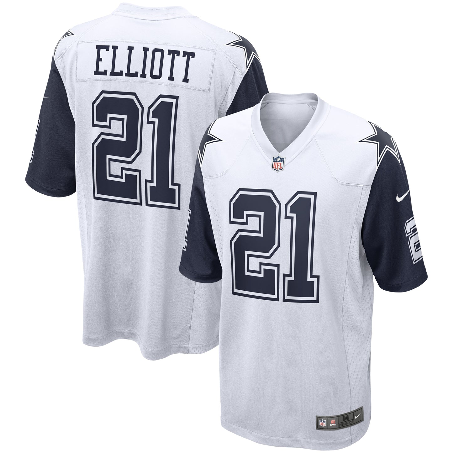 Ezekiel Elliott Dallas Cowboys Nike Alternate Game Jersey - White