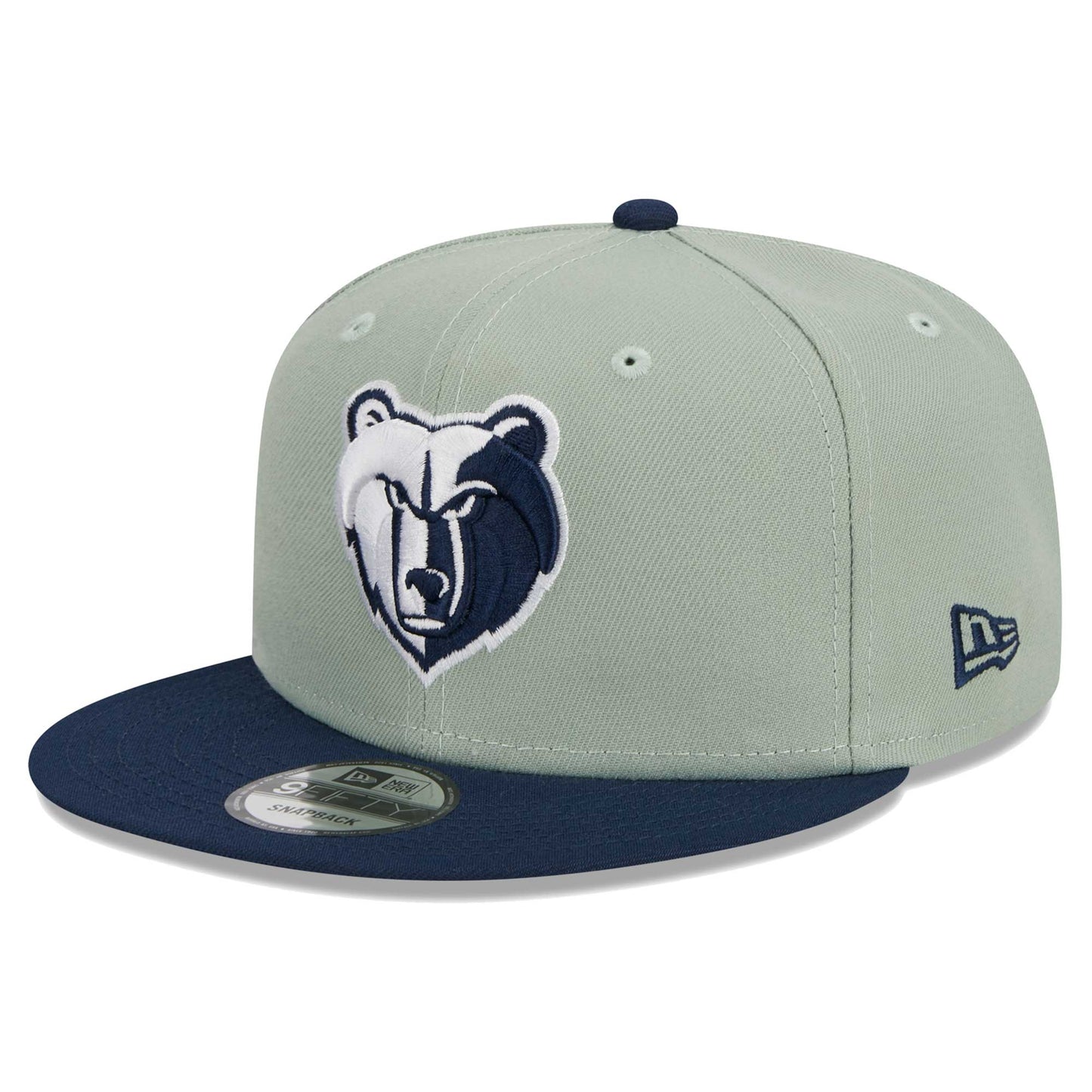 Memphis Grizzlies New Era Two-Tone Color Pack 9FIFTY Snapback Hat - Sage/Navy