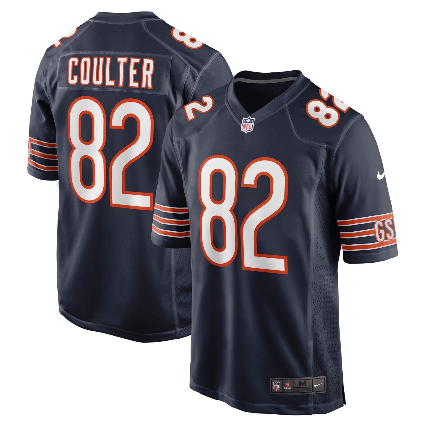 Men's Nike Isaiah Coulter Navy Chicago Bears Game Jersey