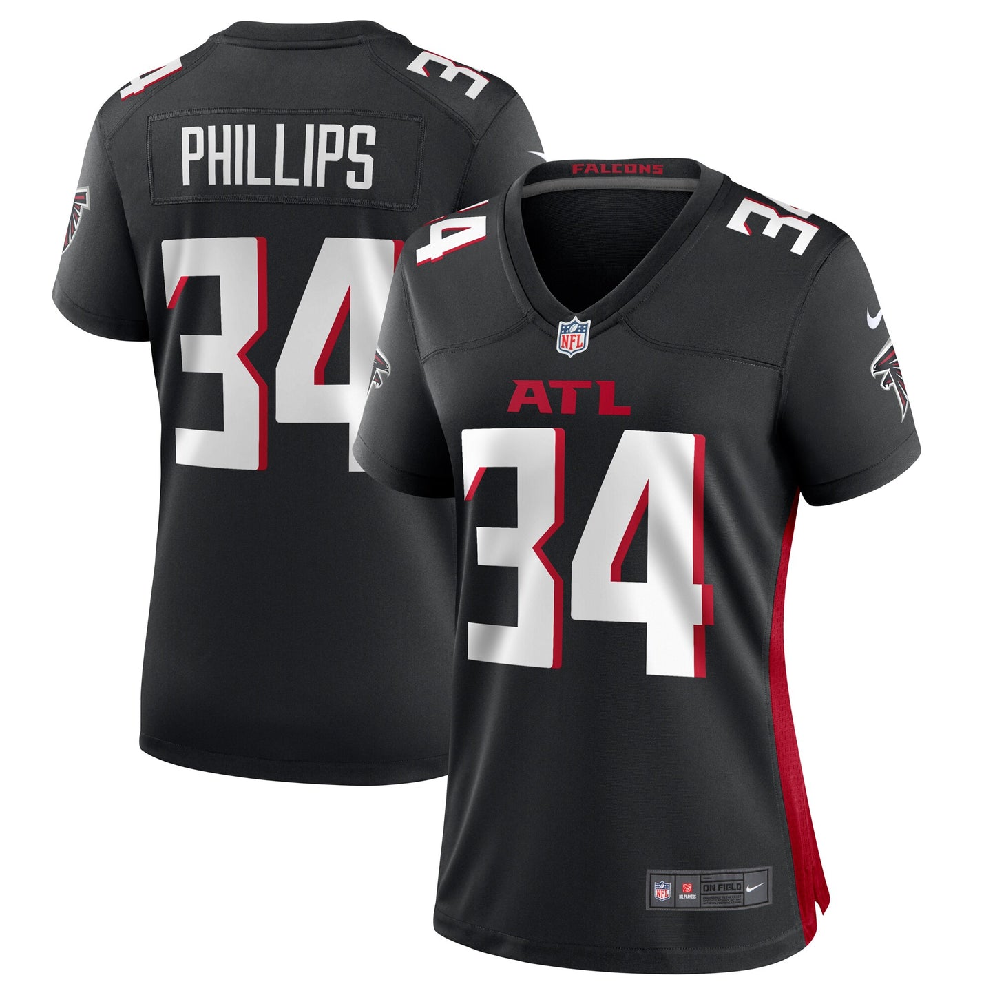Clark Phillips III Atlanta Falcons Nike Women's Team Game Jersey - Black