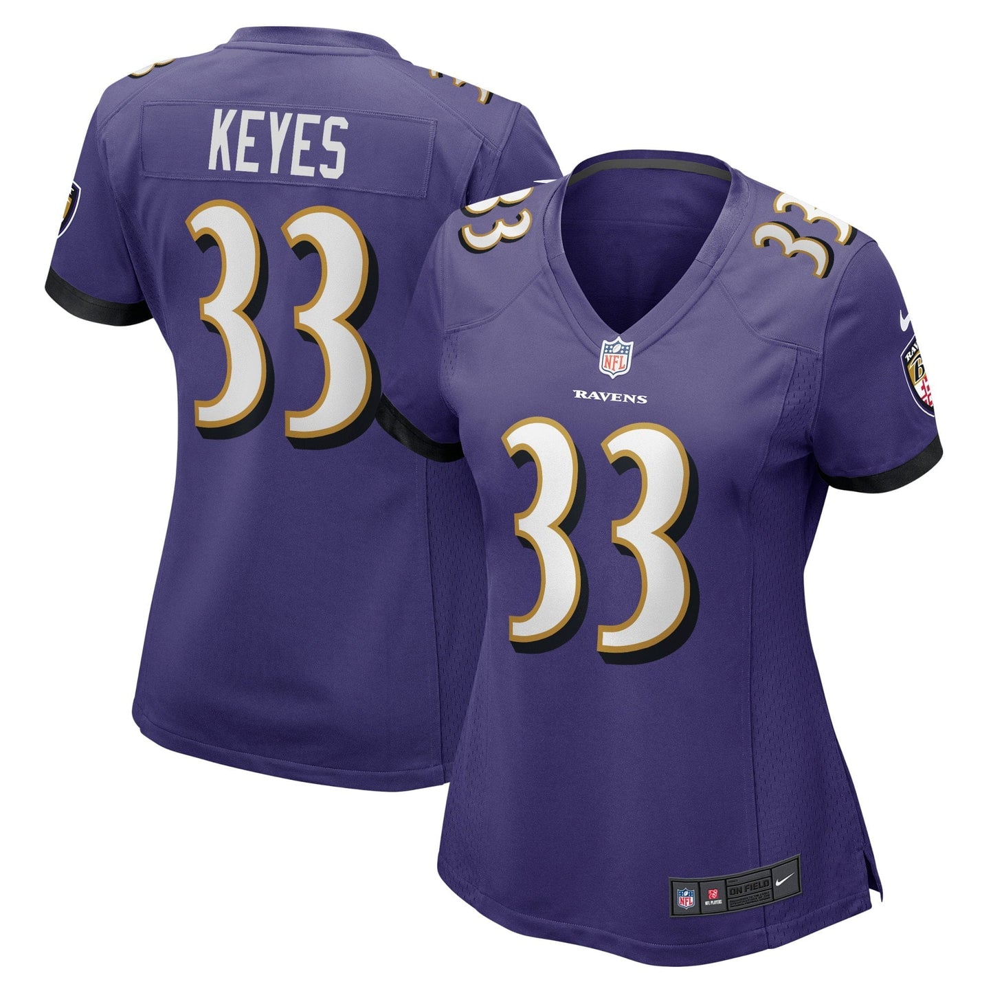 Women's Nike BoPete Keyes Purple Baltimore Ravens Home Game Player Jersey