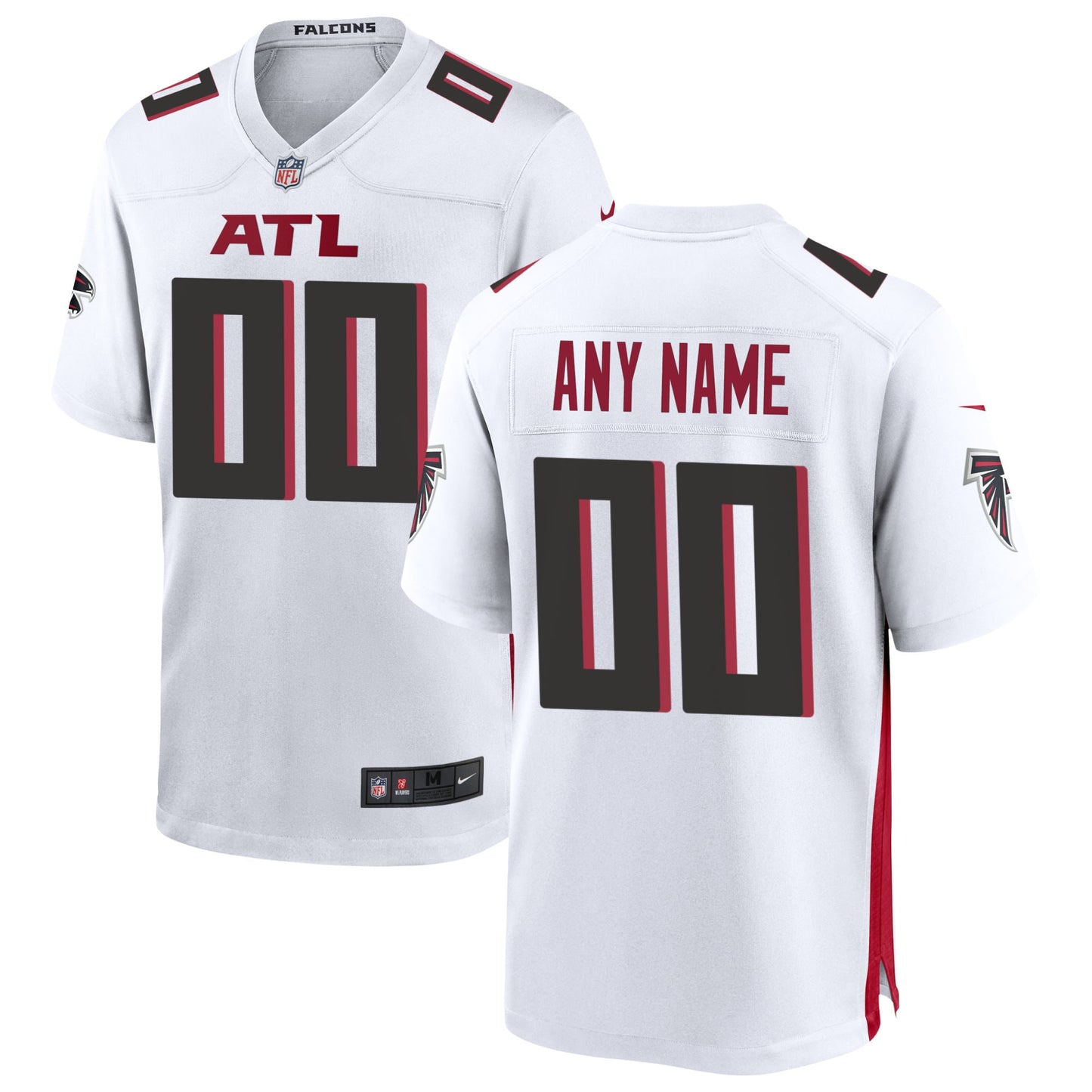 Atlanta Falcons Nike Custom Game Jersey - White